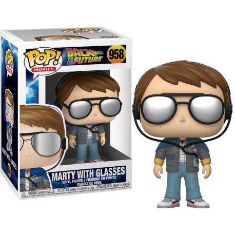 Figurine Retour vers le Futur - Marty with Glasses Pop 10cm