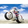 Figurine Dragon Ball - Bulma's Motorcycle Hoipoi Capsule n°9 S.H.Figuarts 17cm