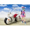 Figurine Dragon Ball - Bulma's Motorcycle Hoipoi Capsule n°9 S.H.Figuarts 17cm