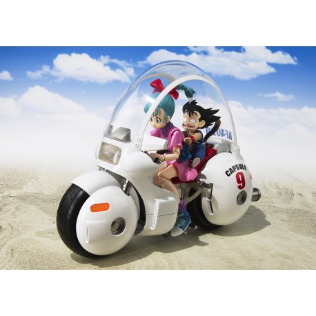 Figurine Dragon Ball - Bulma's Motorcycle Hoipoi Capsule n°9 S.H.Figuarts 17cm
