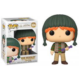 Figurine Harry Potter - Holiday Ron Weasley Pop 10cm