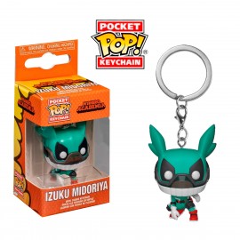 Porte Clé My Hero Academia - Deku with Helmet Pocket Pop 4cm