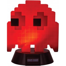 Mini Lampe Pac-Man Fantôme Rouge 10cm