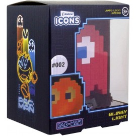 Mini Lampe Pac-Man Fantôme Rouge 10cm