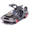 Réplique Retour Vers le Futur 3 - DeLorean Time Machine Hollywood Rides 1/24 métal