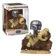 Figurine Star Wars - The Mandalorian - The Mandalorian & the Child on Bantha Deluxe - Pop 15 cm