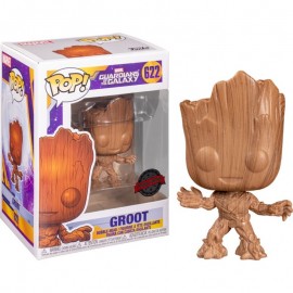 Figurine Guardians of the Galaxy - Groot Wood Special Edition Pop 10cm