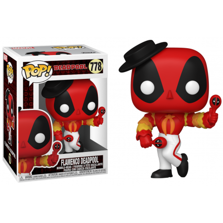 Figurine Marvel - Deadpool 30th - Flamenco Deadpool Pop 10cm