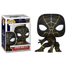 Figurine Spider-man No Way Home - Spider-man Black & Gold Suit Pop 10cm