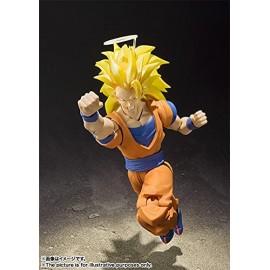 Figurine Dragon Ball Z - Goku Super Saiyan 3 S.H.Figuarts 15cm