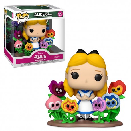 Figurine Alice in Wonderland 70th - Alice with Flowers Pop Deluxe 10cm