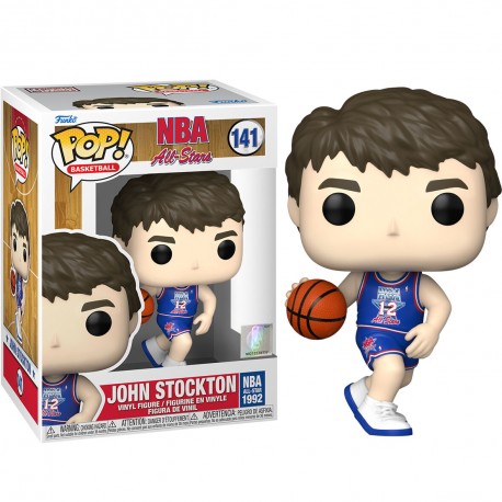 Figurine Basketball NBA - John Stockton (Blue All Star 1992) Pop 10cm