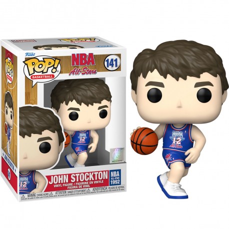 Figurine Basketball NBA - John Stockton (Blue All Star 1992) Pop 10cm