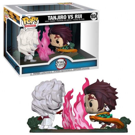 Figurine Demon Slayer - Tanjiro Vs Rui Pop Moment 10 cm