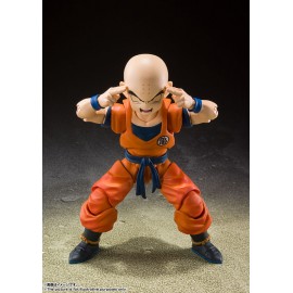 Figurine Dragon Ball Z - Krillin Earth's Strongest Man S.H.Figuarts 13cm
