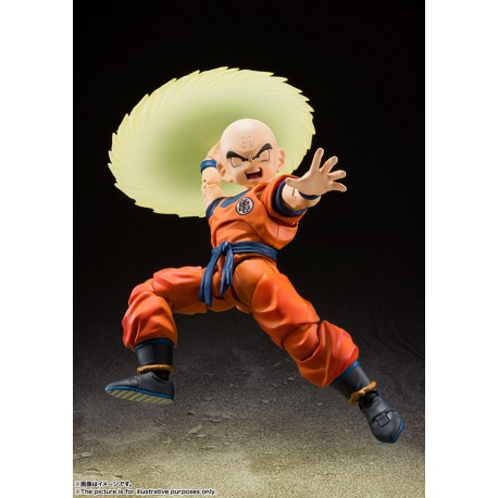 Figurine Dragon Ball Z - Krillin Earth's Strongest Man S.H.Figuarts 13cm