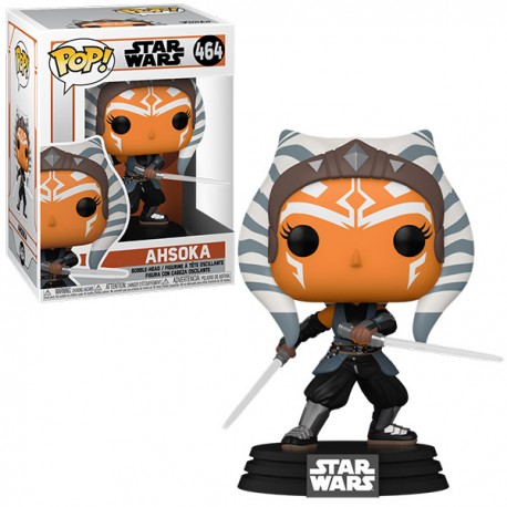 Figurine Star Wars - The Mandalorian - Ahsoka with Sabers Pop 10cm