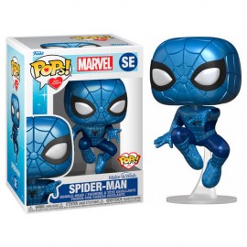 Figurine Marvel Spider-Man - Spider-Man Metallic Make A Wish Pop 10cm
