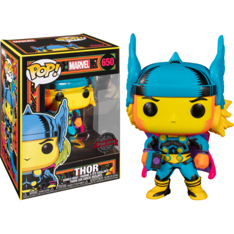 Figurine Marvel - Black Light Thor Special Edition Pop 10cm