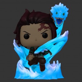 Figurine Demon Slayer - Tanjiro Kamado with Dragon GITD Special Edition Pop 10 cm