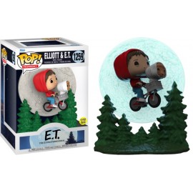 Figurine E.T. - Elliot et E.T Flying (Glow in the dark) - Pop