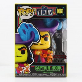 Figurine Disney - Villains - Captain Hook Blacklight - Pop 10 cm