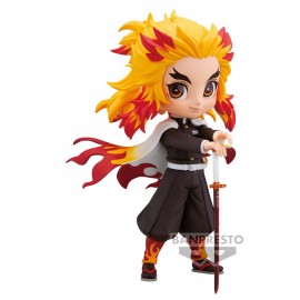 Figurine Demon Slayer Kimetsu No Yaiba - Q Posket Kyojuro Rengoku 14cm