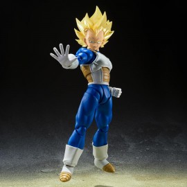 Figurine Dragon Ball Z - Super Saiyan Vegeta - Awakened Super Saiyan Blood S.H.Figuarts 14cm