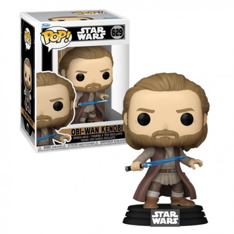 Figurine Star Wars - Obi-Wan Serie S2 - Obi-Wan Kenobi Battle Pose Pop 10 cm