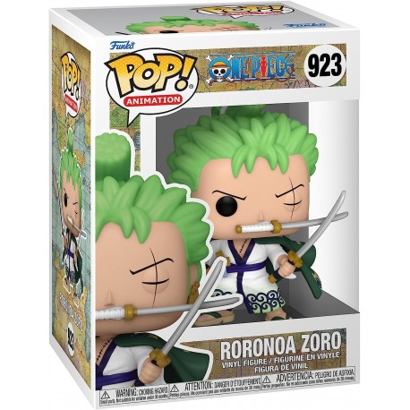 Figurine One Piece - Roronoa Zoro with 3 sword - 10 cm