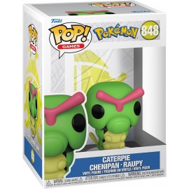 Figurine Pokémon - Chenipan / Caterpie / Raupy - Pop 10 cm