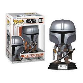 Figurine Star Wars Mandalorian - The Mandalorian With Dark Saber Pop 10cm