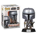 Figurine Star Wars Mandalorian - The Mandalorian With Dark Saber Pop 10cm