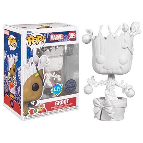 Figurine Marvel - Groot Holiday DIY Special Edition Pop 10cm