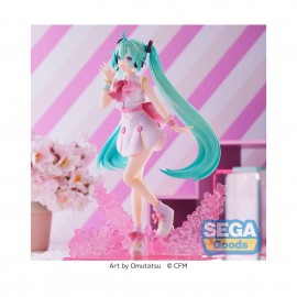 Figurine Hatsune Miku - Sakura Miku Omatatsu Luminasta 21cm