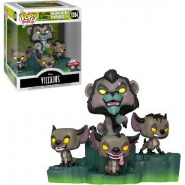 Figurine Disney : Villains - Scar with Hyenas Exclusive Edition Pop Moment 15cm
