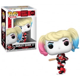 Figurine DC Comics - Harley Quinn with Bat Pop 10cm