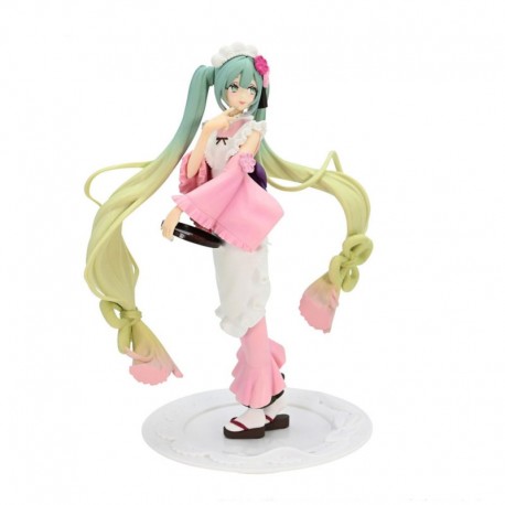 Figurine Hatsune Miku - Sweet Sweets Matcha Parfait, Sakura Exc∞d Creative 20cm