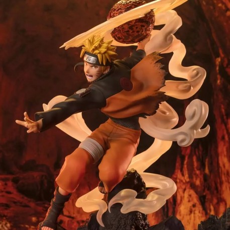 Figurine Naruto Shippuden - Naruto Uzumaki - Sage Art: Lava Release Rasenshuriken - Extra Battle Figuarts Zero