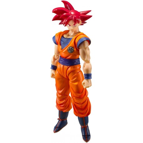 Figurine Dragon Ball Z - Son Goku Super Saiyan God Red with the light of Righteous Hearts - S.H. Figuarts 15 cm
