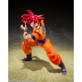 Figurine Dragon Ball Z - Son Goku Super Saiyan God Red with the light of Righteous Hearts - S.H. Figuarts 15 cm
