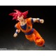 Figurine Dragon Ball Z - Son Goku Super Saiyan God Red with the light of Righteous Hearts - S.H. Figuarts 15 cm