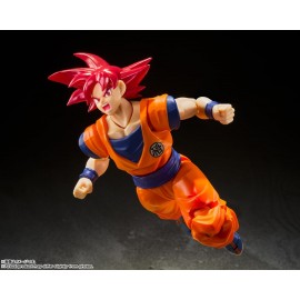 Figurine Dragon Ball Z - Son Goku Super Saiyan God Red with the light of Righteous Hearts - S.H. Figuarts 15 cm