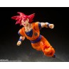 Figurine Dragon Ball Z - Son Goku Super Saiyan God Red with the light of Righteous Hearts - S.H. Figuarts 15 cm