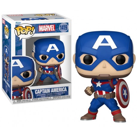 Figurine Marvel - Captain America New Classics Pop 10cm