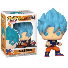 Figurine Dragon Ball Z - SSGSS Goku Pop 10cm