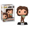 Figurine The Mandalorian - Peli Motto with Grogu Pop 10cm