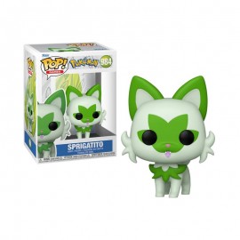 Figurine Pokemon - Sprigatito/Poussacha Pop 10cm