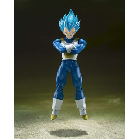 Figurine Dragon Ball Super - SSGSS Vegeta Unwavering Saiyan Pride S.H.Figuarts 14cm