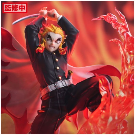 Figurine Demon Slayer - Kyojuro Rengoku - Xross Link 15 cm